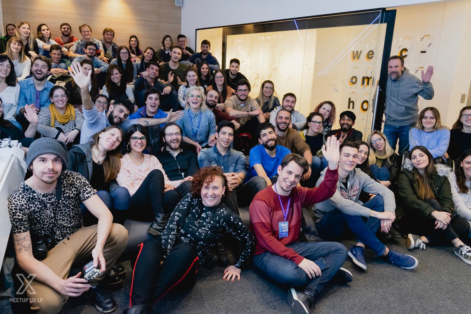 Desk with keyboard and brown chair