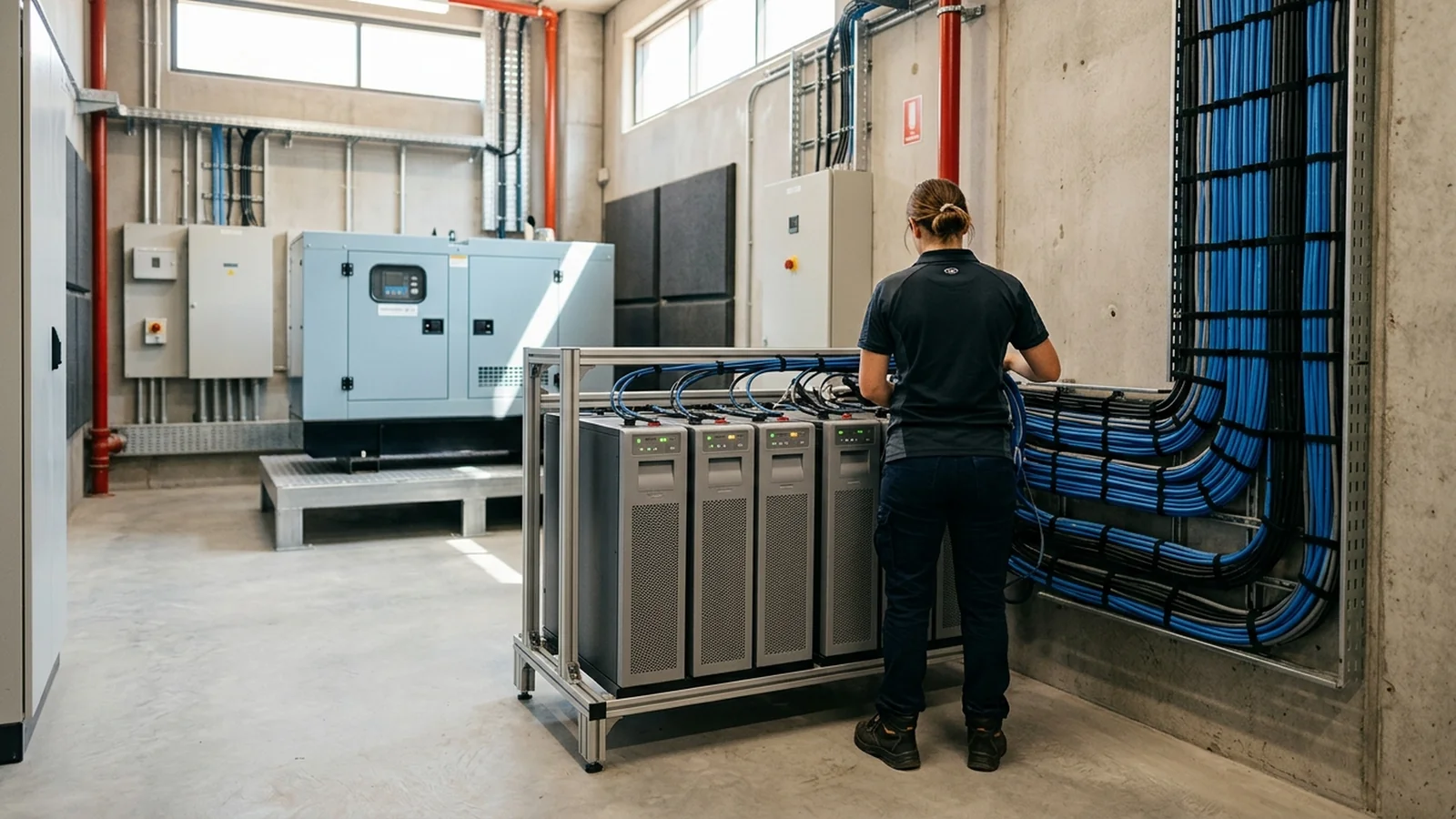 Groupe électrogène et onduleurs : l'infrastructure de secours d'un centre de service client à Madagascar