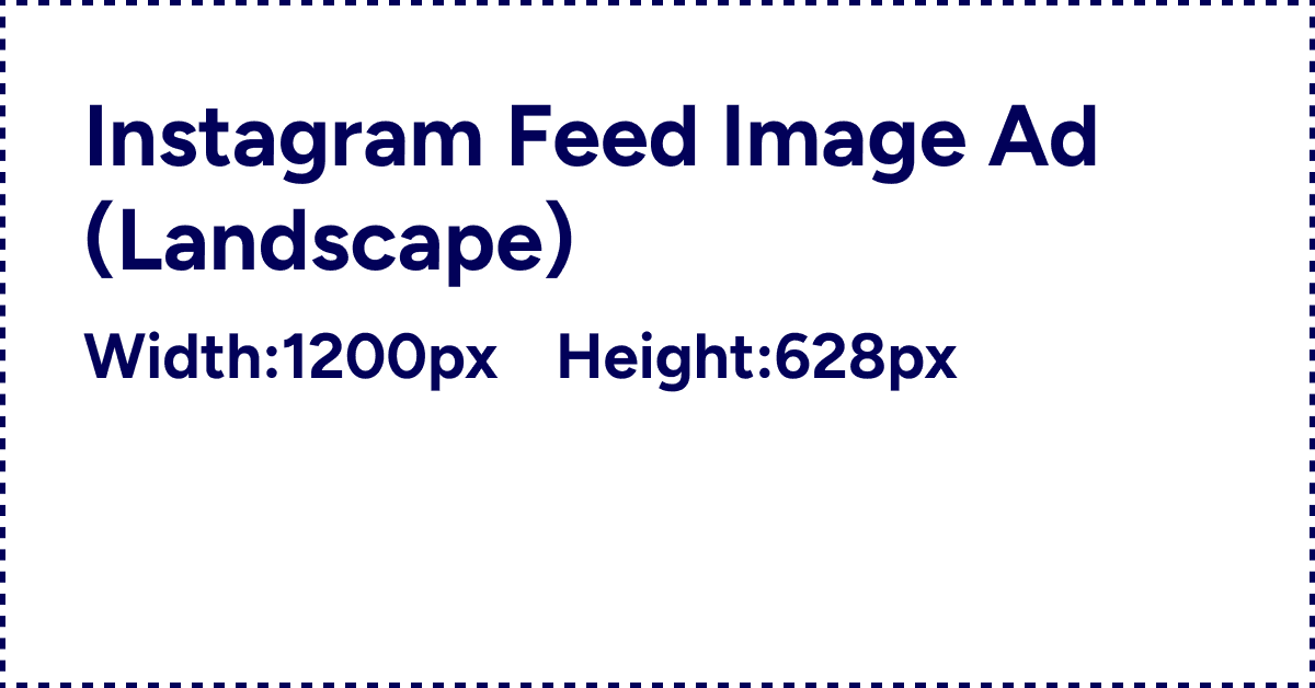 Instagram Feed Image Ad (Landscape)