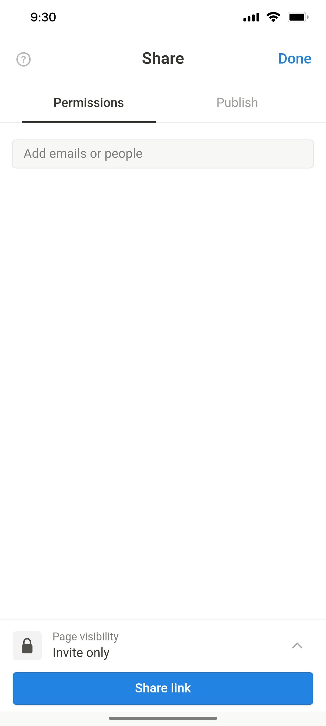 Notion App  Share Screen