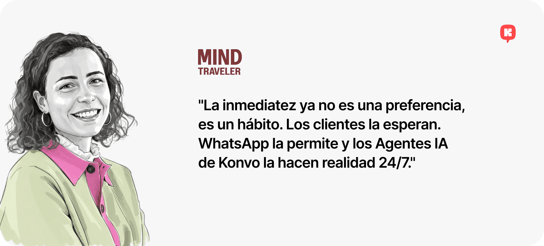 Konvo Agentes de IA declaración Clara LLanas Mindtraveler