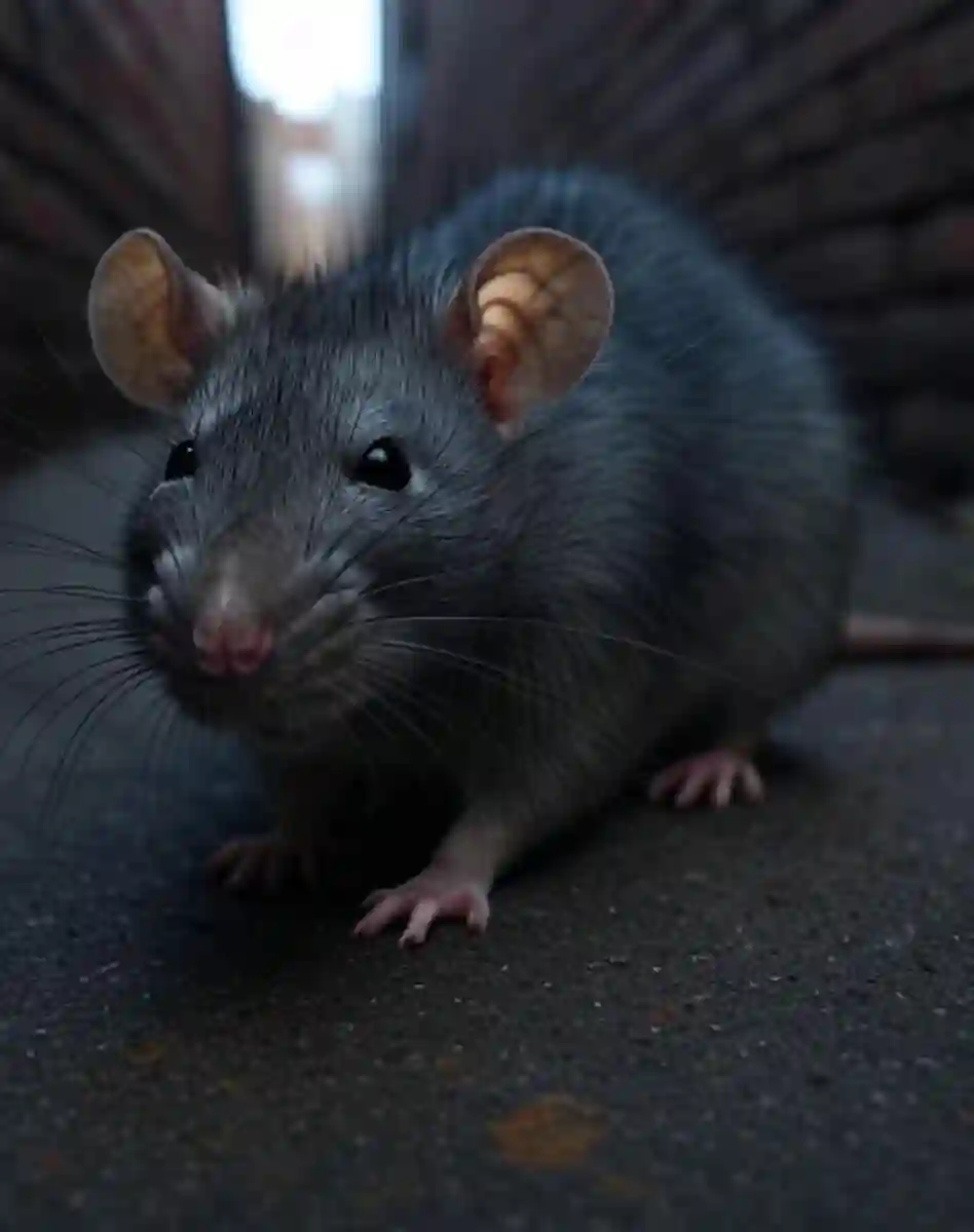 Person in dark clothing standing in moody, atmospheric lighting