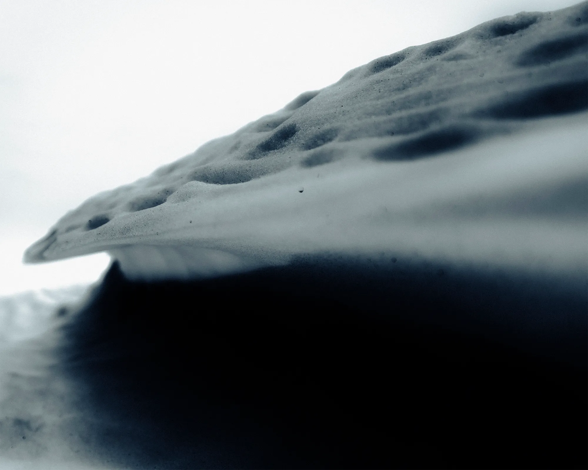 abstract snow angle.