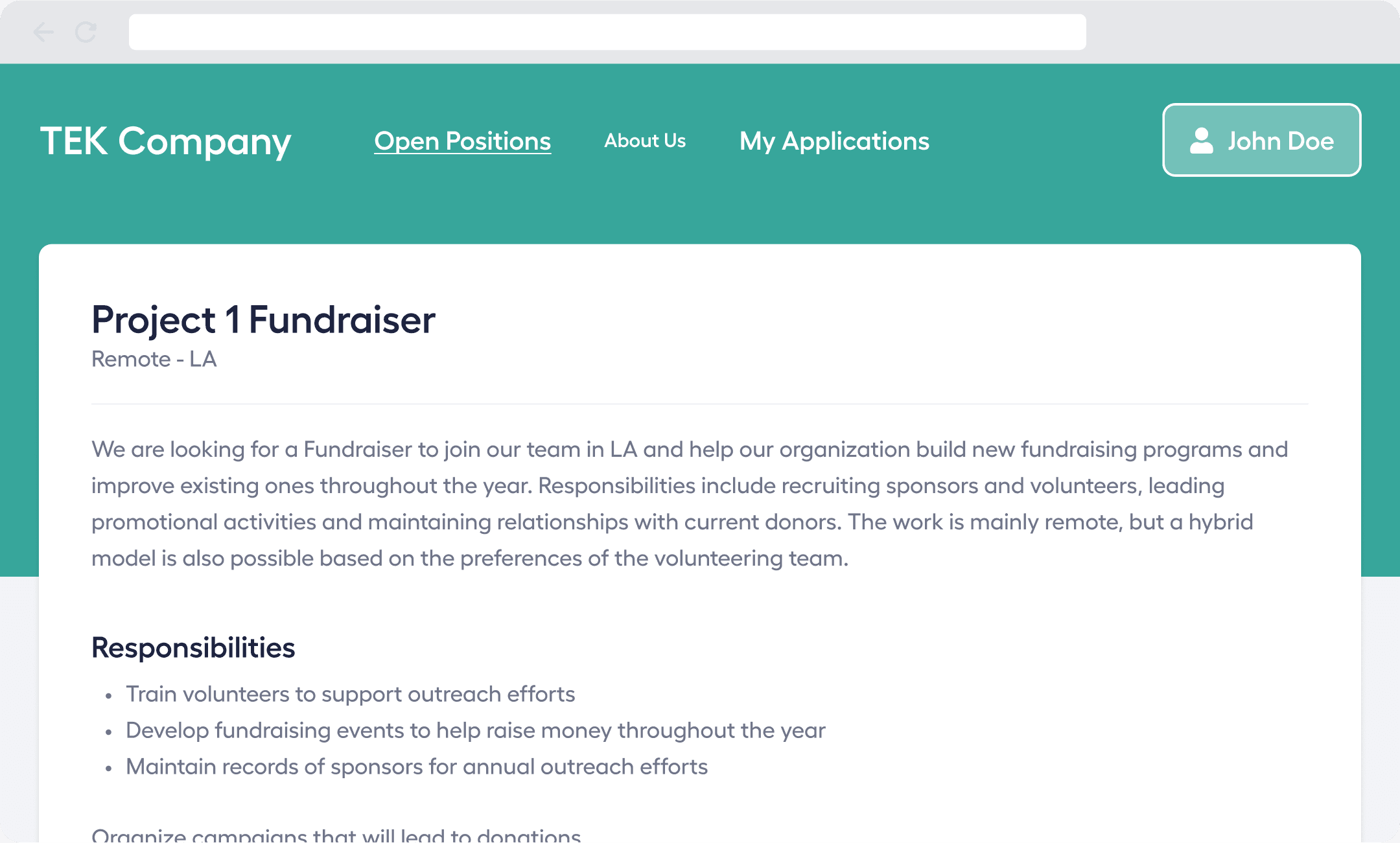 User Portal Image