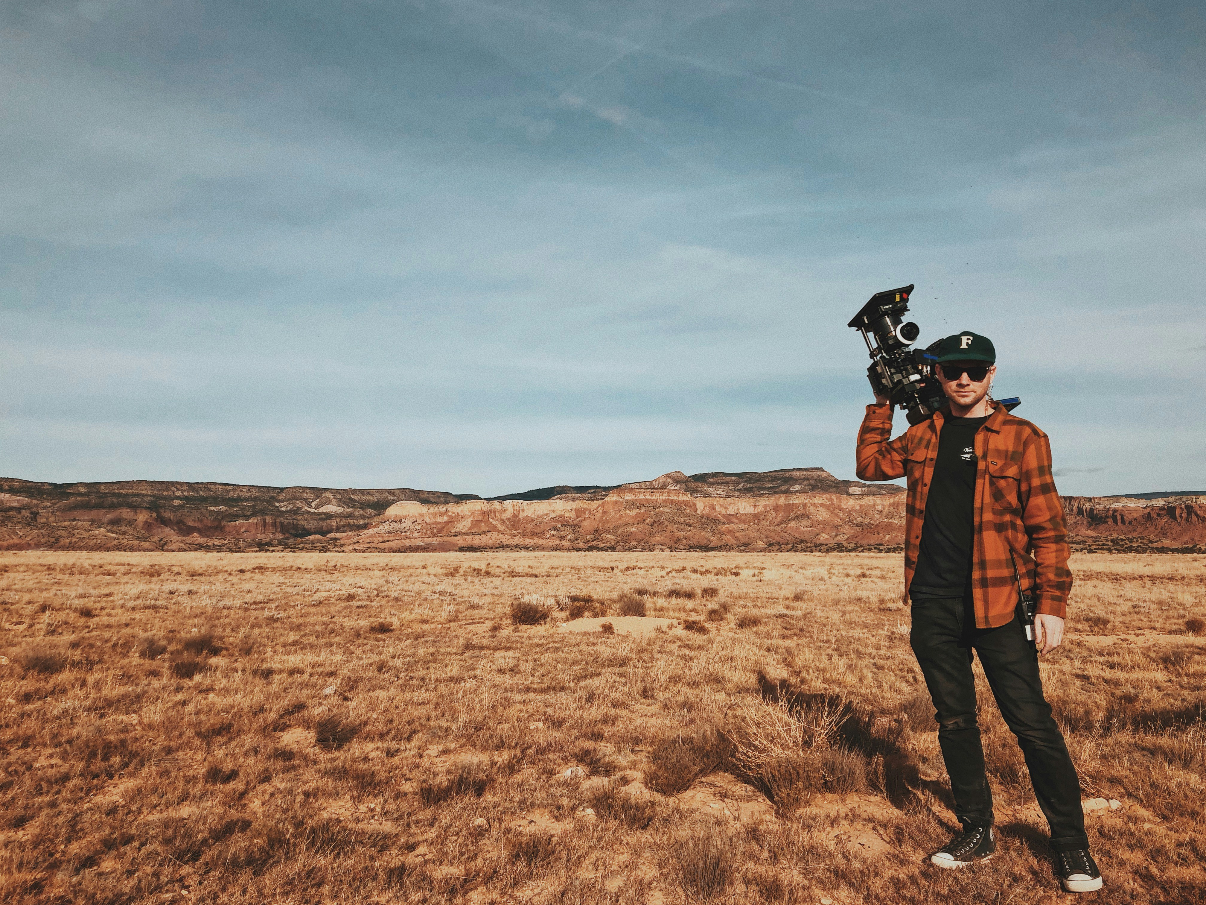 man recording a video - Storyblocks Alternatives