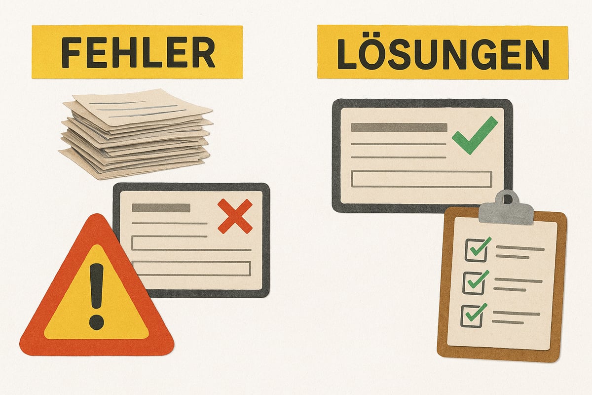 Typische Fehler und wie Sie diese vermeiden