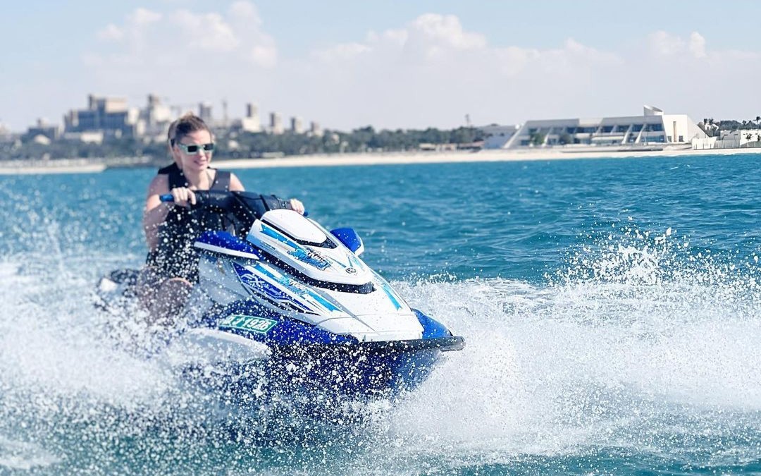 Riding a Jet Ski In Dubai