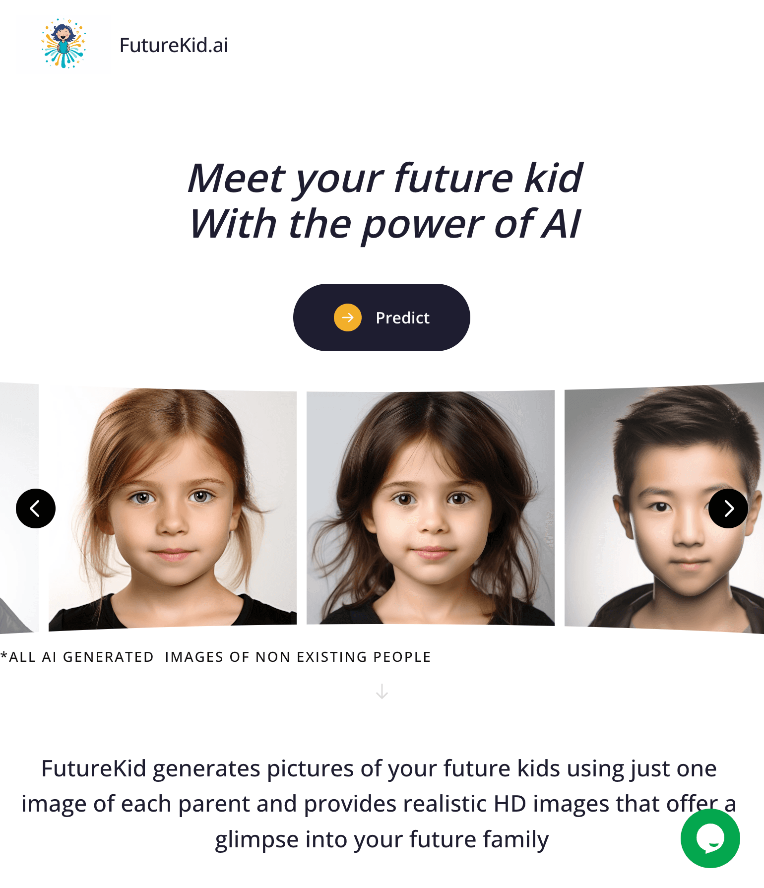 FutureKid - Meet your future kid using the power of AI