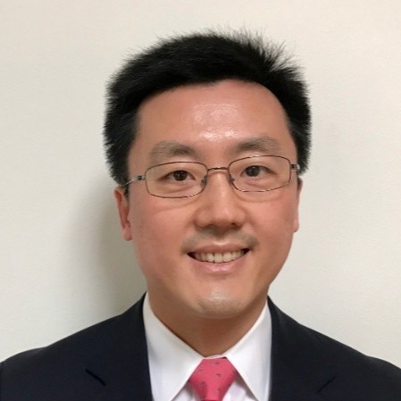 woman wearing black crew-neck shirt