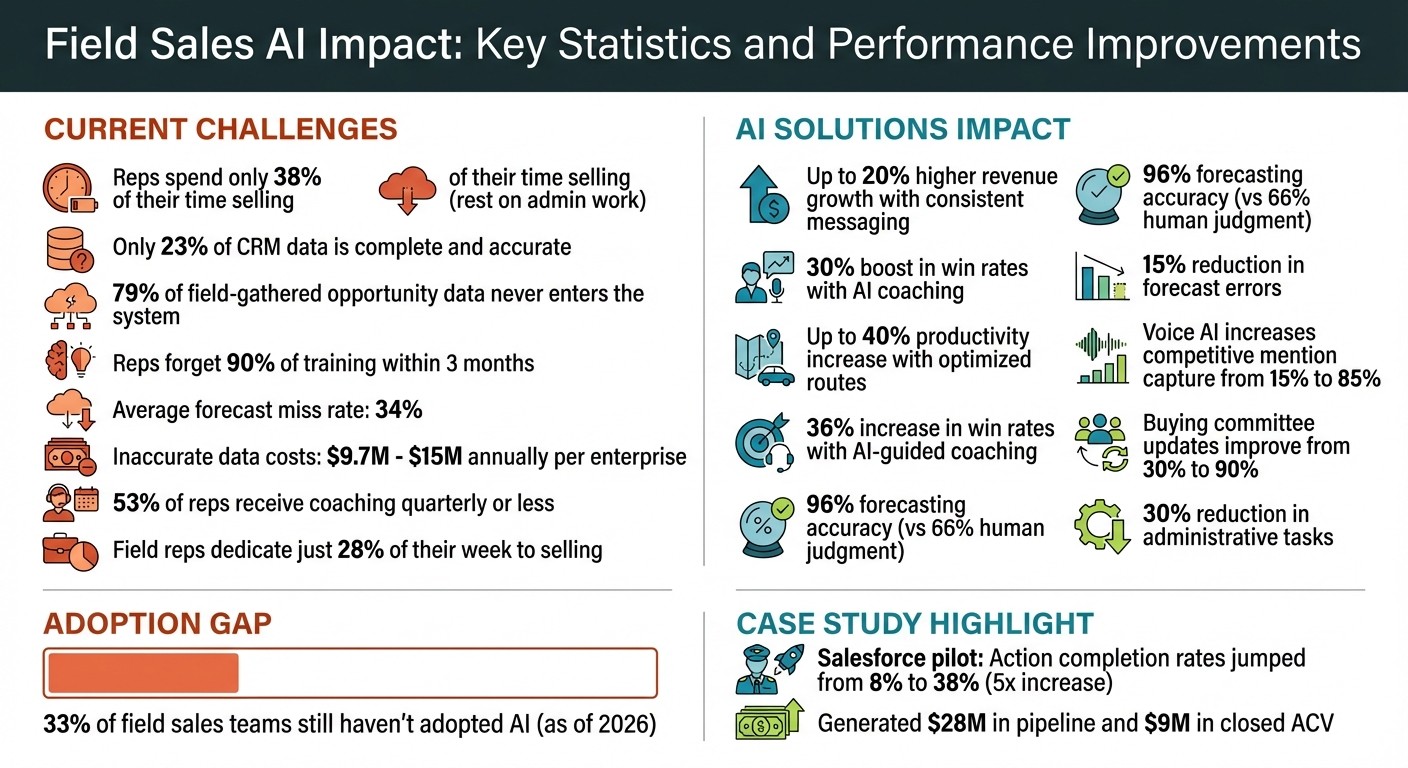 Field Sales AI Impact: Key Statistics and Performance Improvements