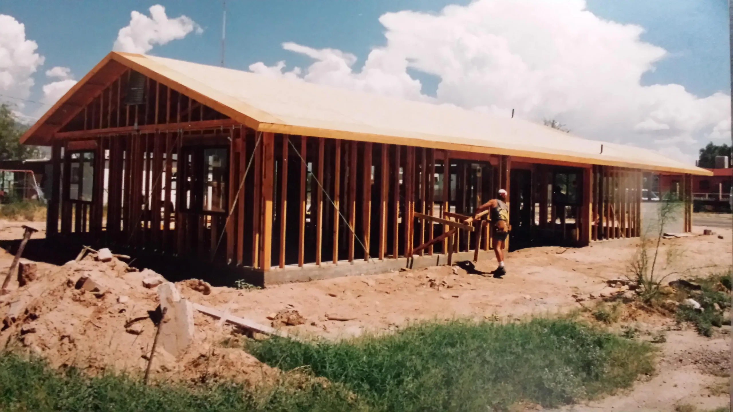 Structural framing by Silva Diversified Construction in Tucson