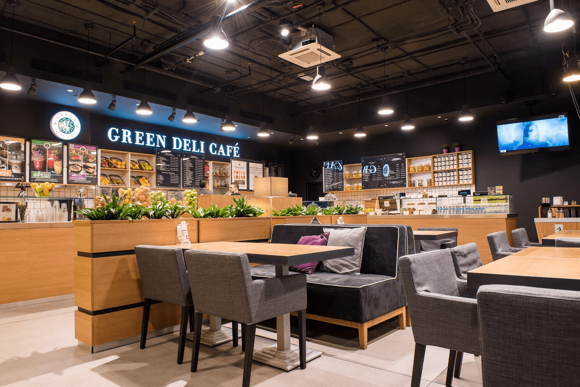 Green Deli Cafe interior