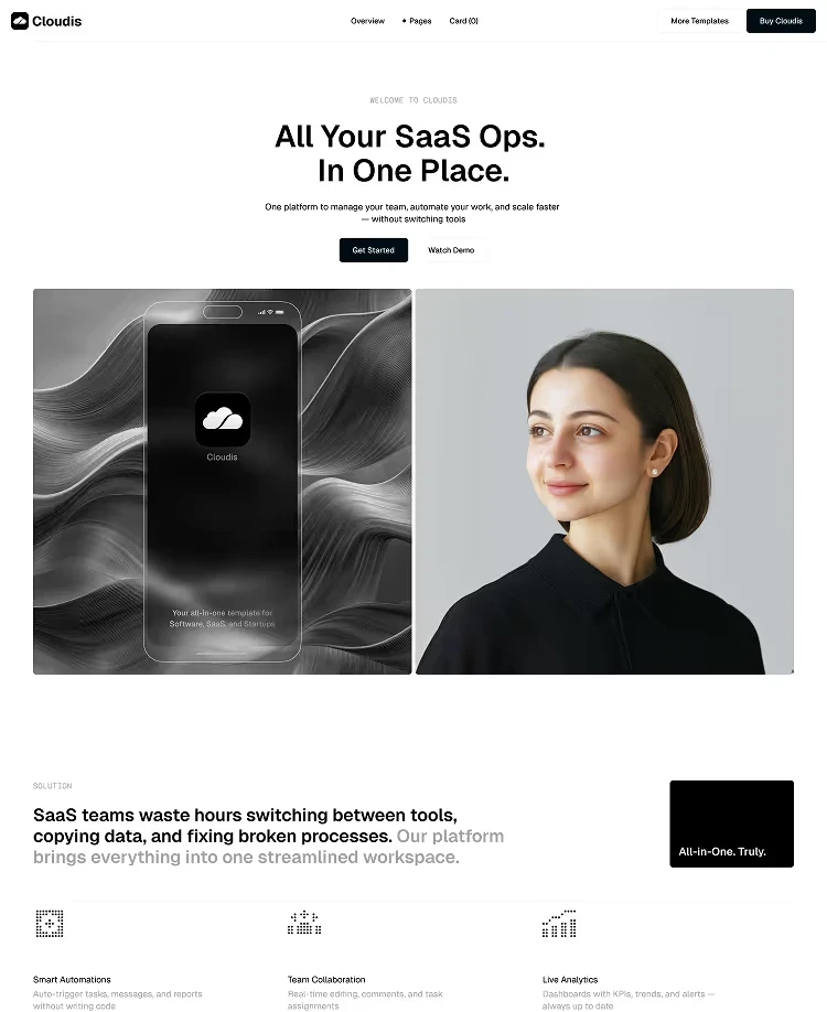 SaaS Framer Template