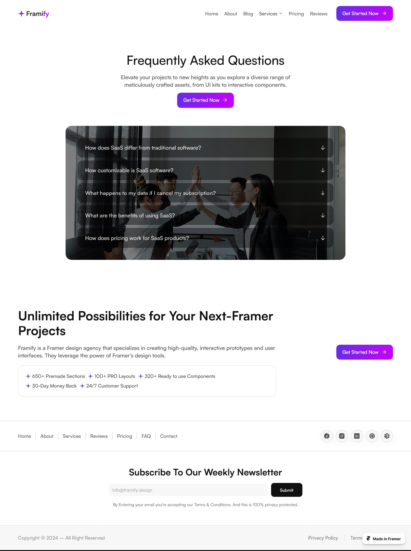 Framer FAQ Page v3
