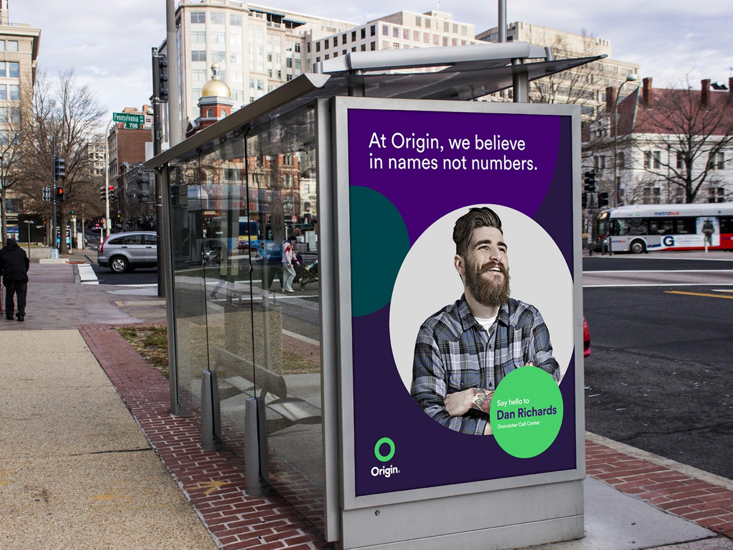 Origin Broadband Poster Mockup