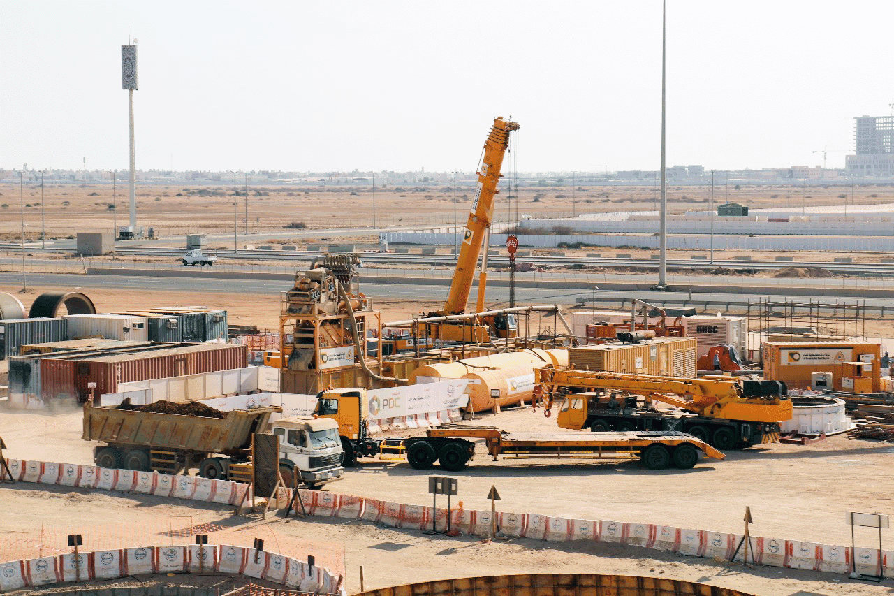 Substation civil works