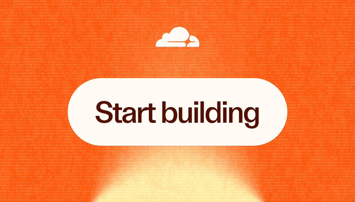 Cloudflare brand graphic for Cloudflare for Startups