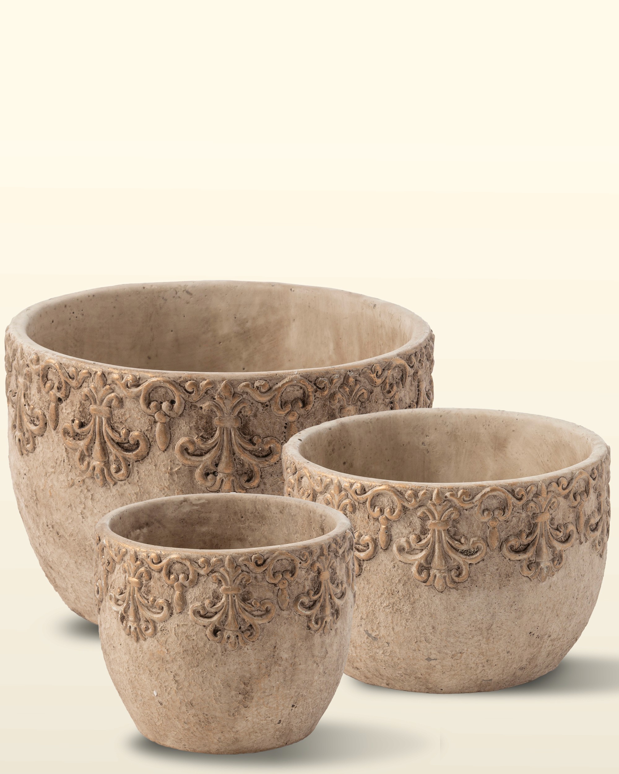 حوض تيراكوتا — 17×17×11.5 سم — البيت الأخضر