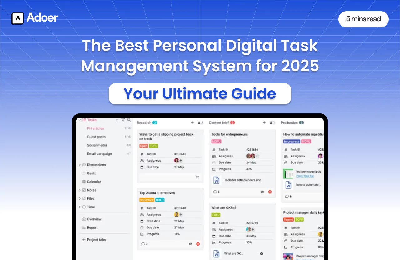 best personal digital task management system
