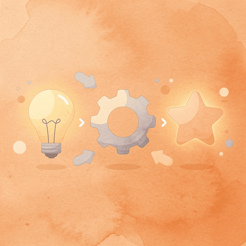 Three icons showing technical SEO, content marketing, and authority building