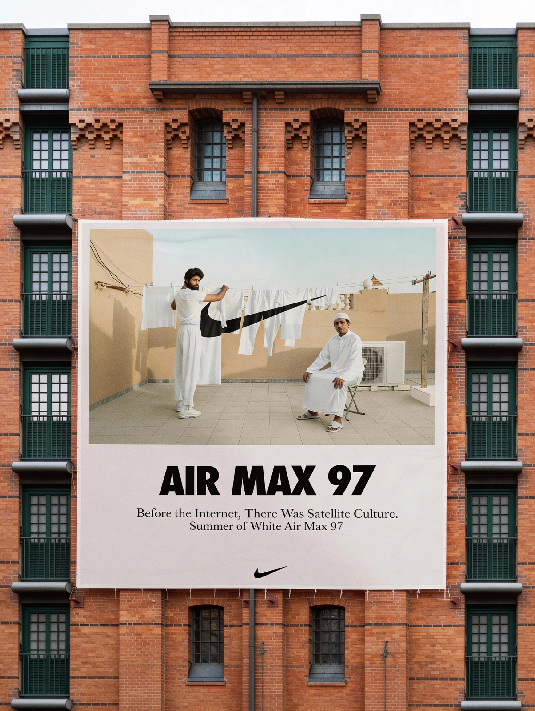Nike Satellite Culture Campaign magazine key visual in Jeddah, version 4.