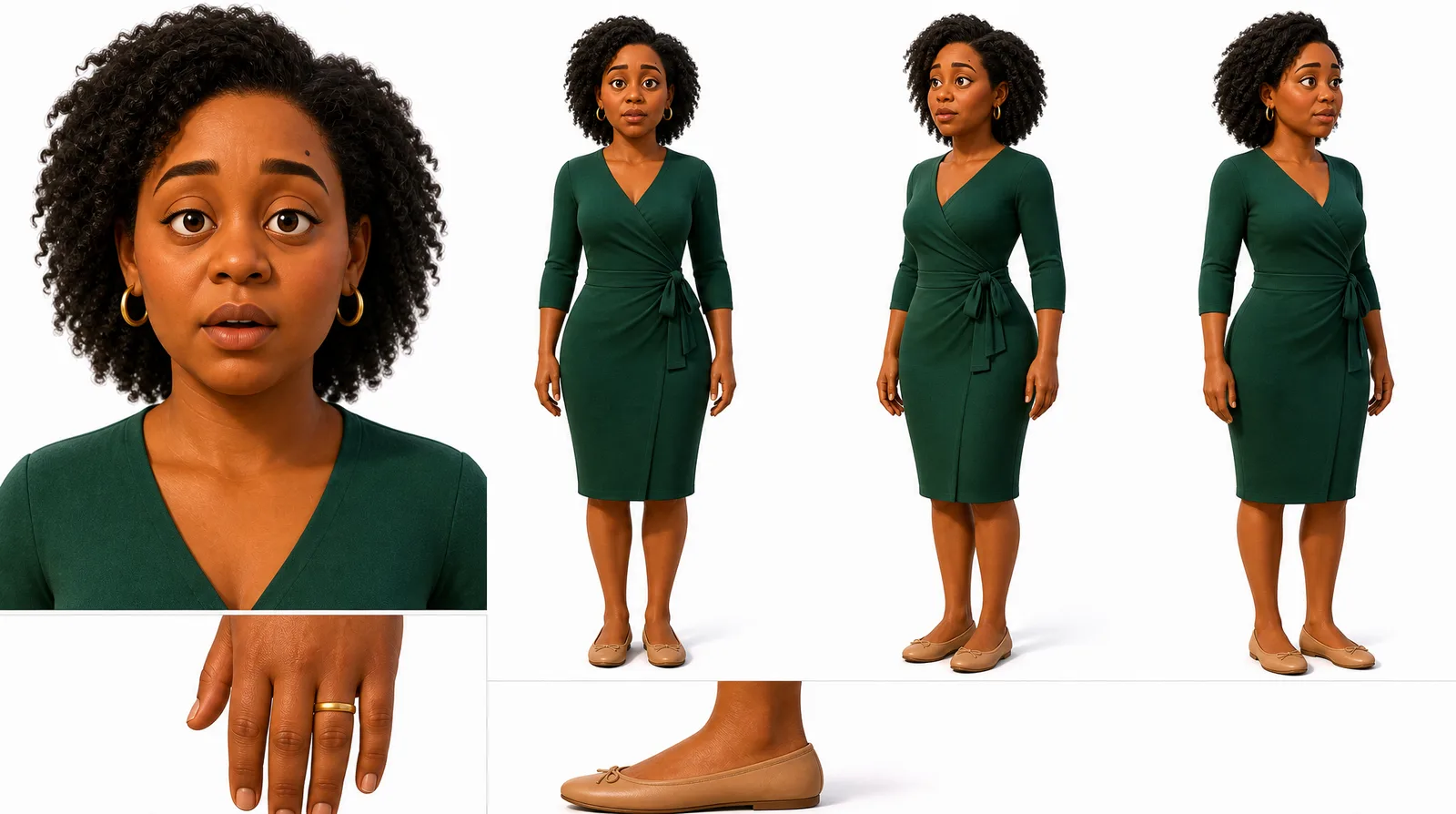 LC character sheet: the narrator after her transformation