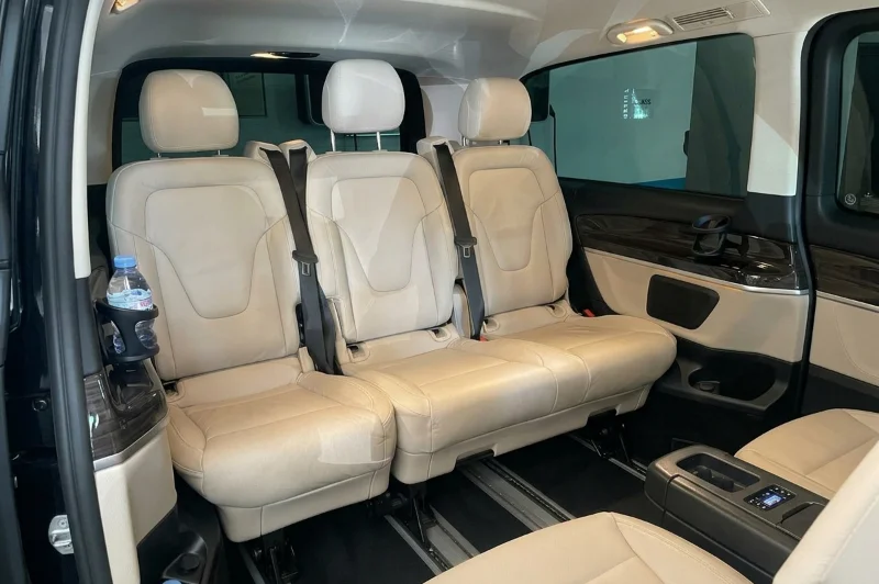 Mercedes EQV class rear interior