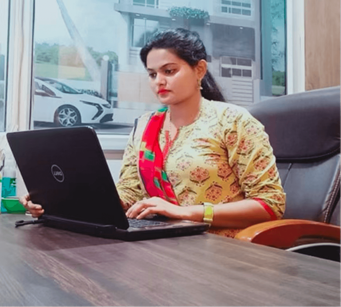 woman wearing eyeglasses reading book
