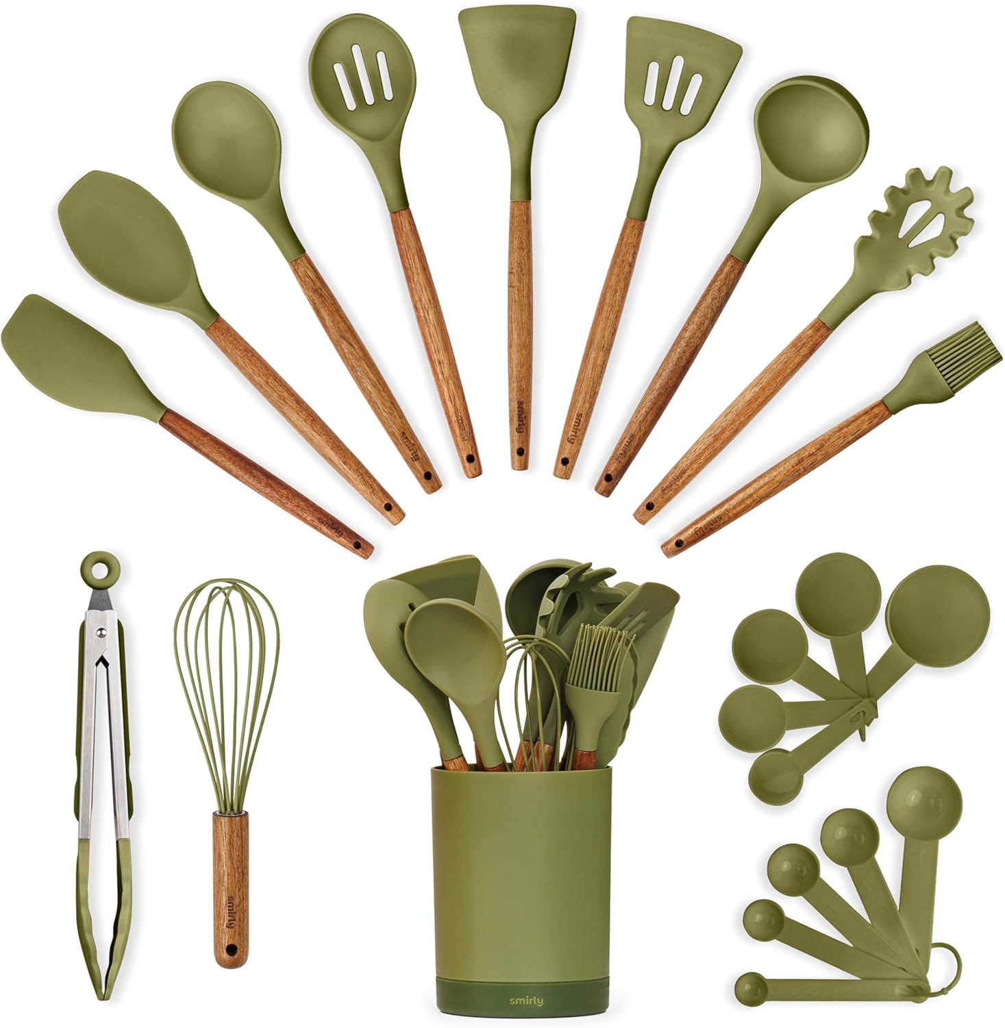 smily silicone spatula and spoons slideshow 1