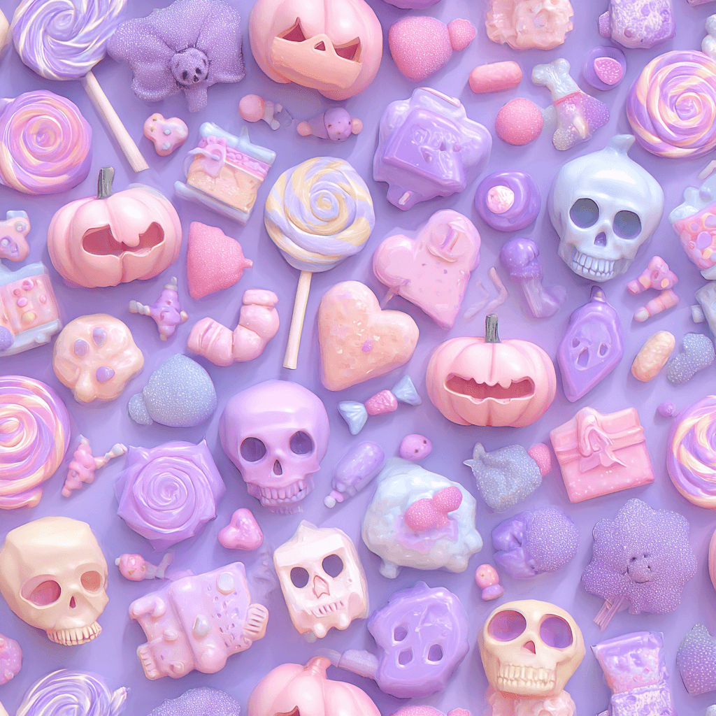 The unique candy grave pattern