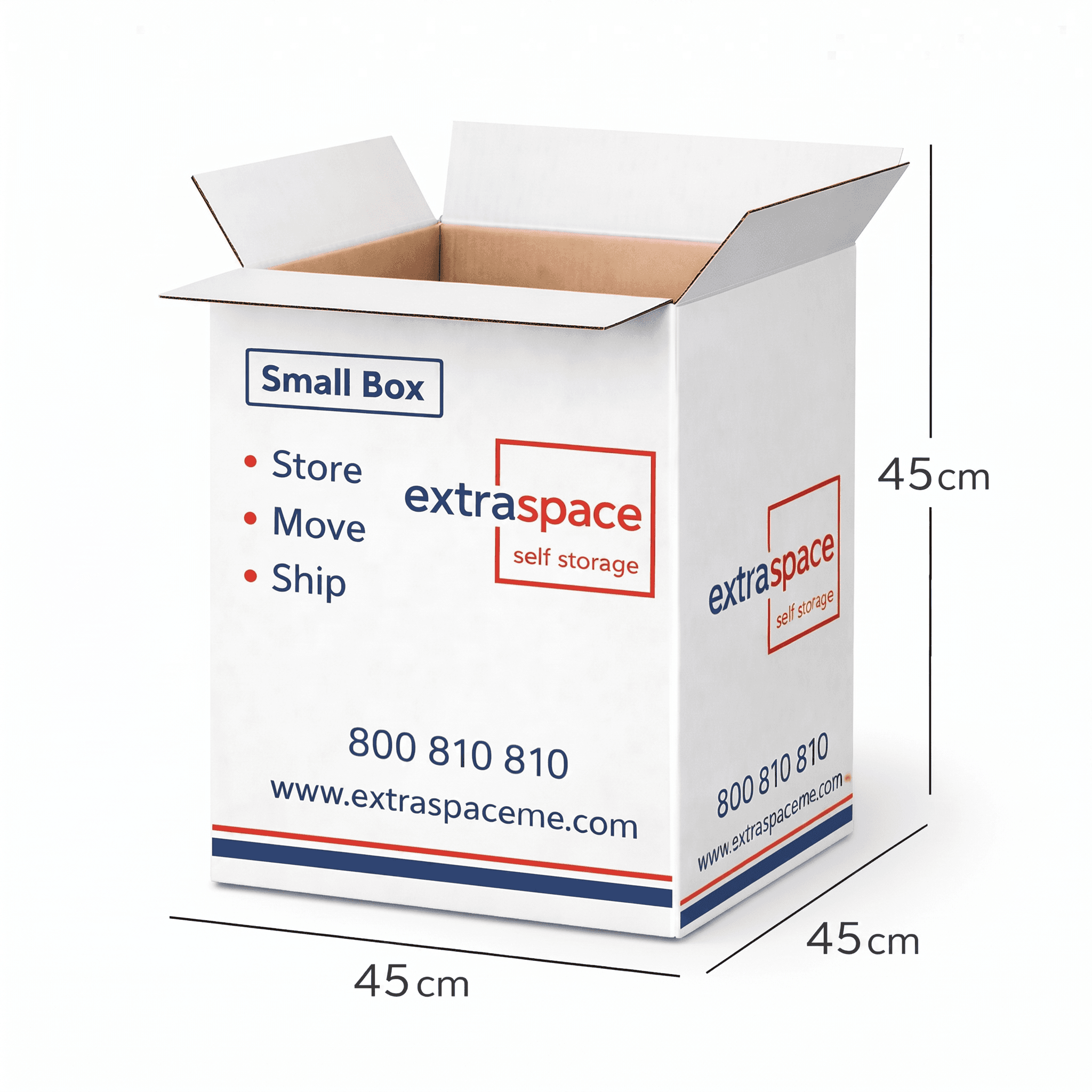 Sturdy blue shelving with wooden tiers ideal for organizing storage boxes Dubai in homes or warehouses.