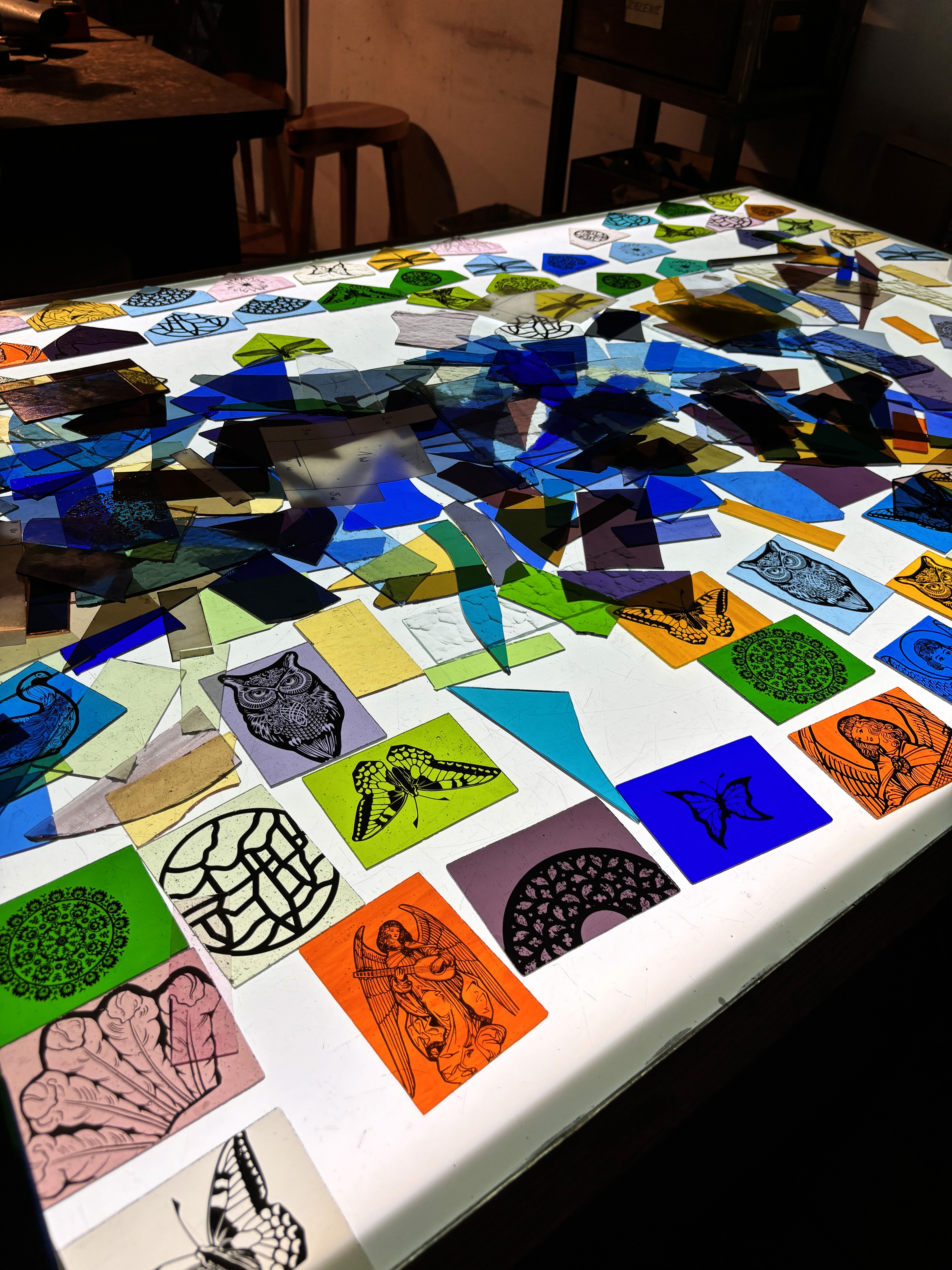 Portrait of portfolio creator – back view