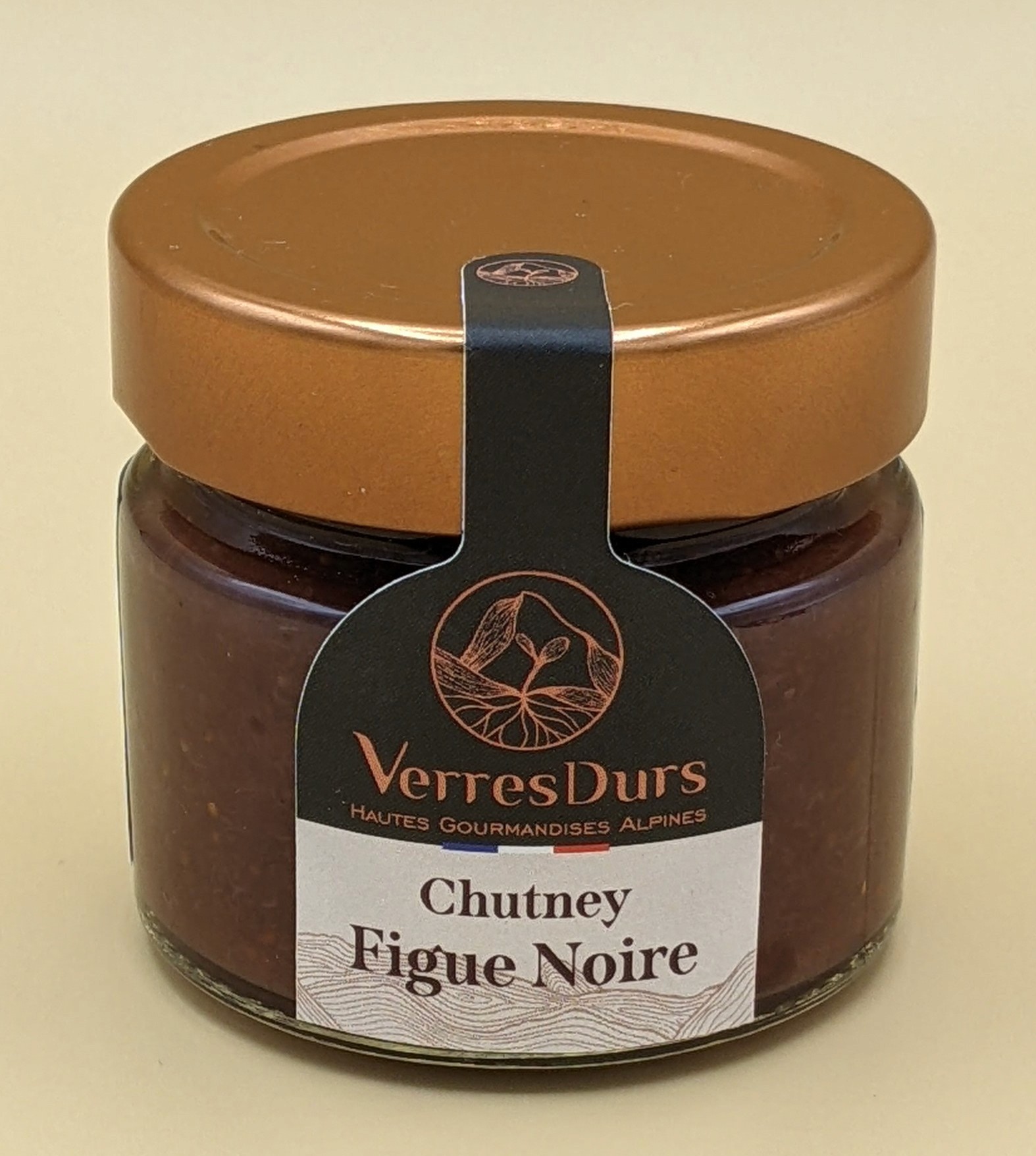 Un verre dur : chutney de figue noire