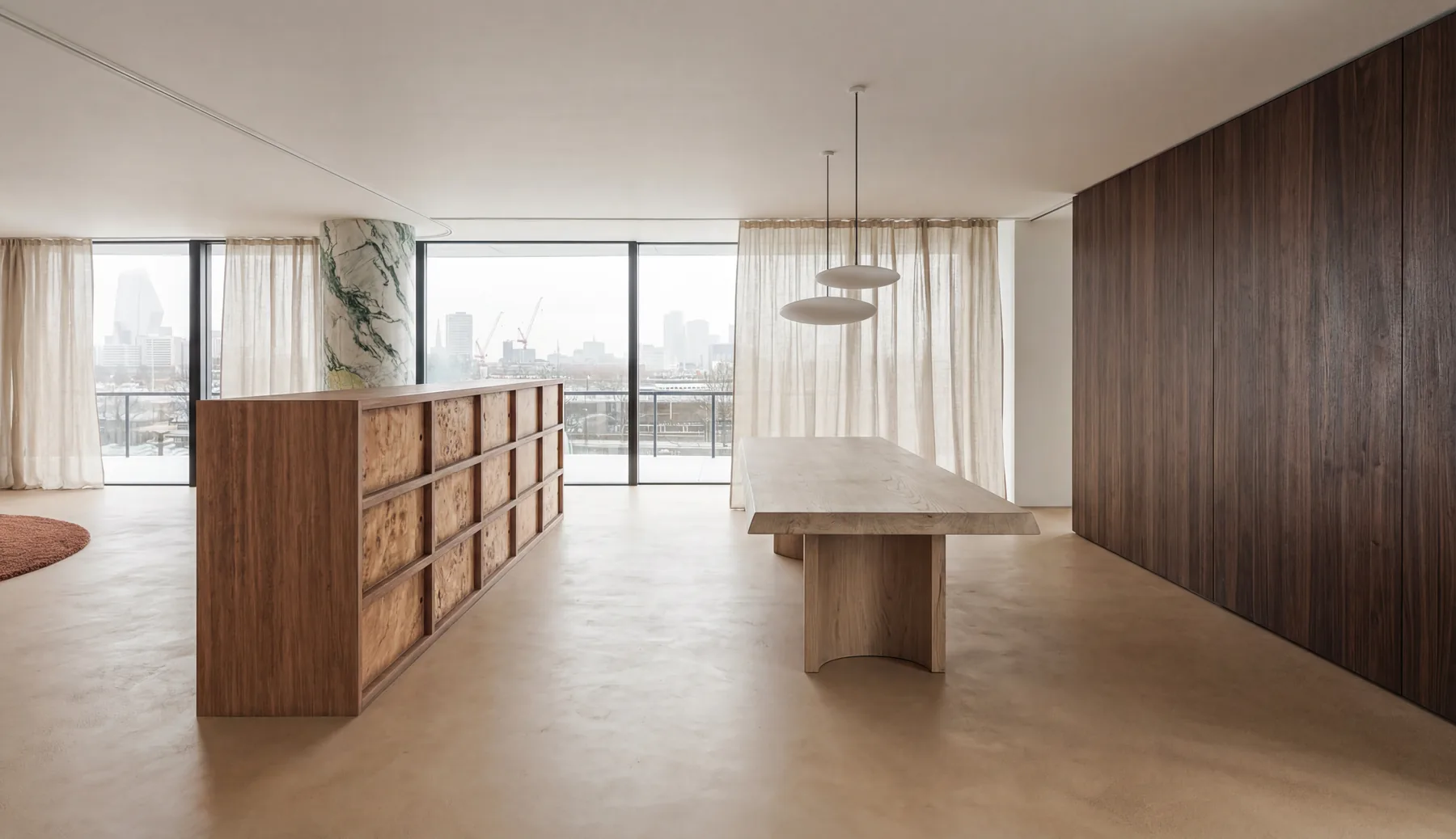 Riverside residential building at sunset — 180 The Thames waterfront development