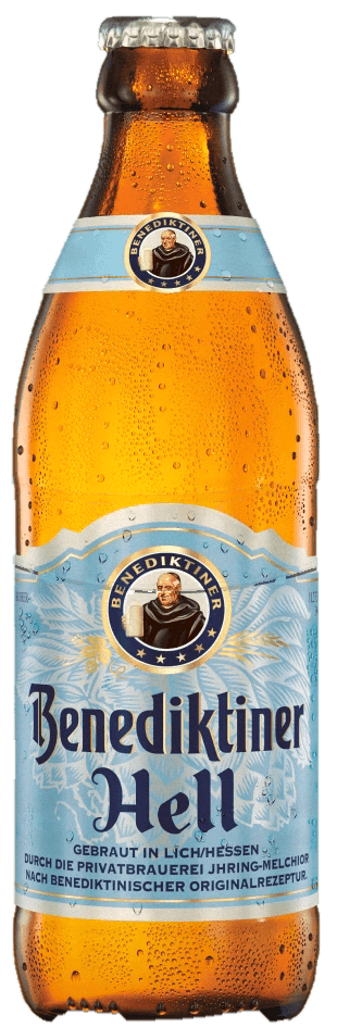 Benediktiner Hell, 0,5-l-Flasche