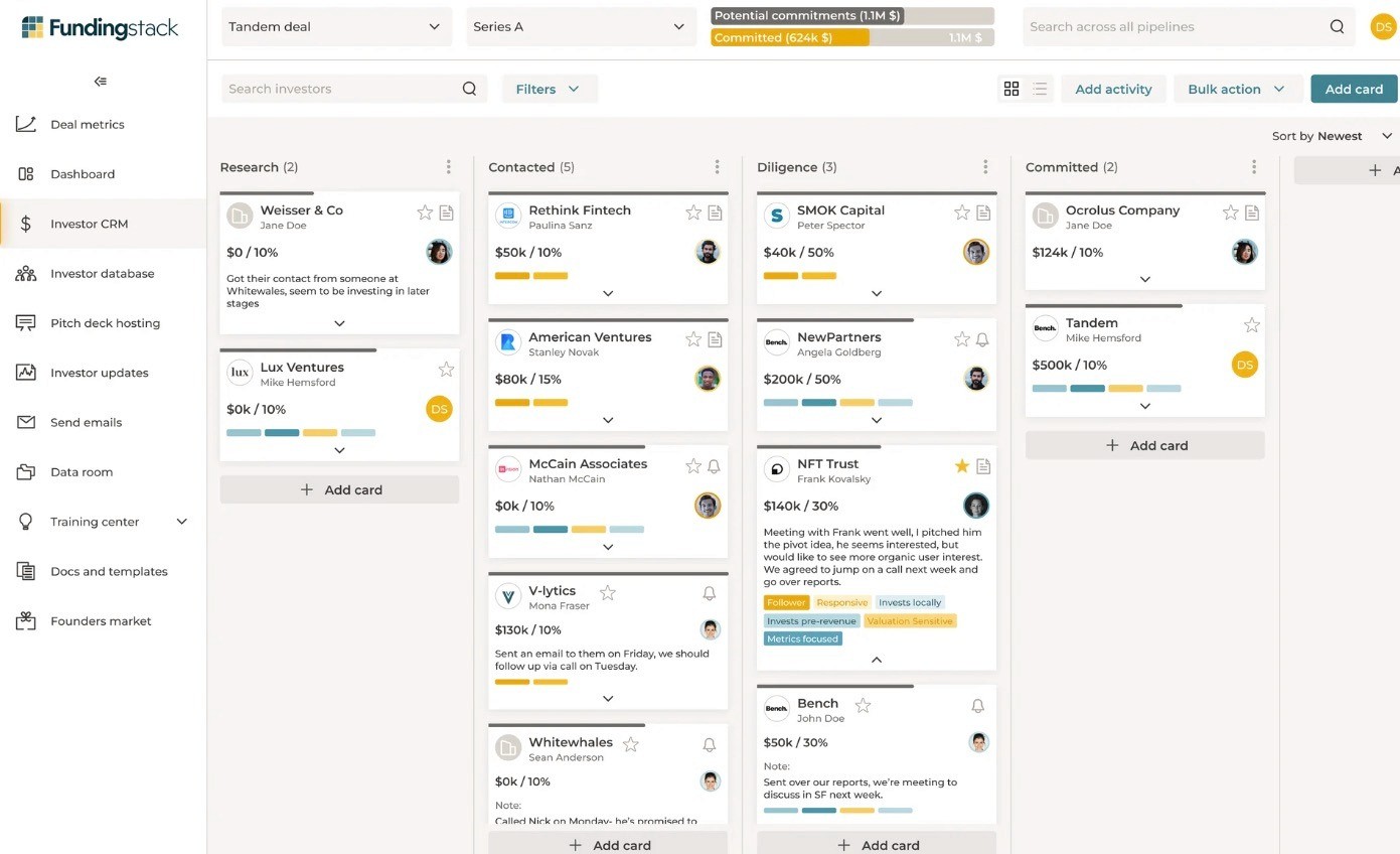 FundingStack Dashboard