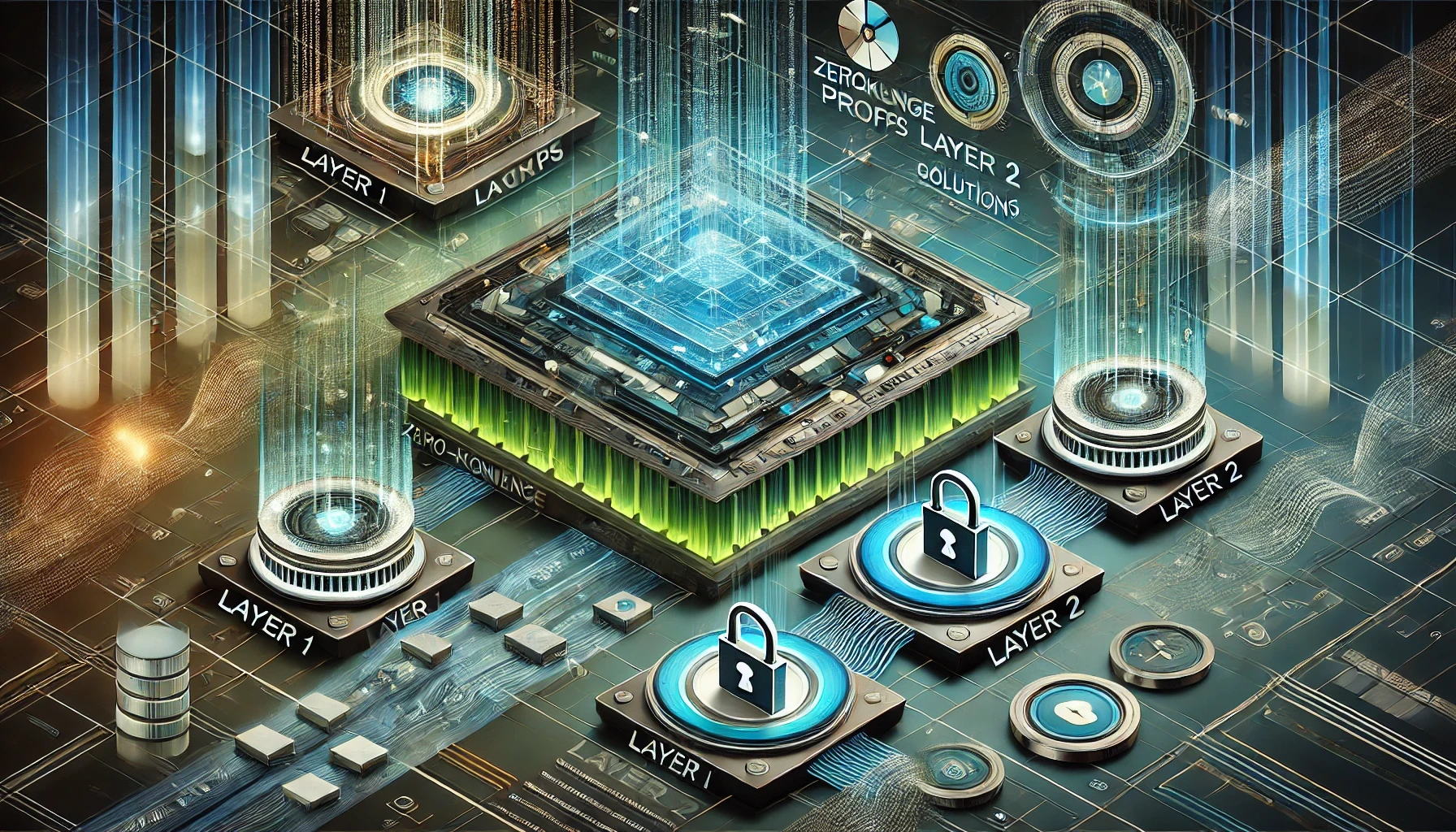 Crypto-themed image featuring charts, digital coins, and market trends, representing cryptocurrency trading and blockchain technology.