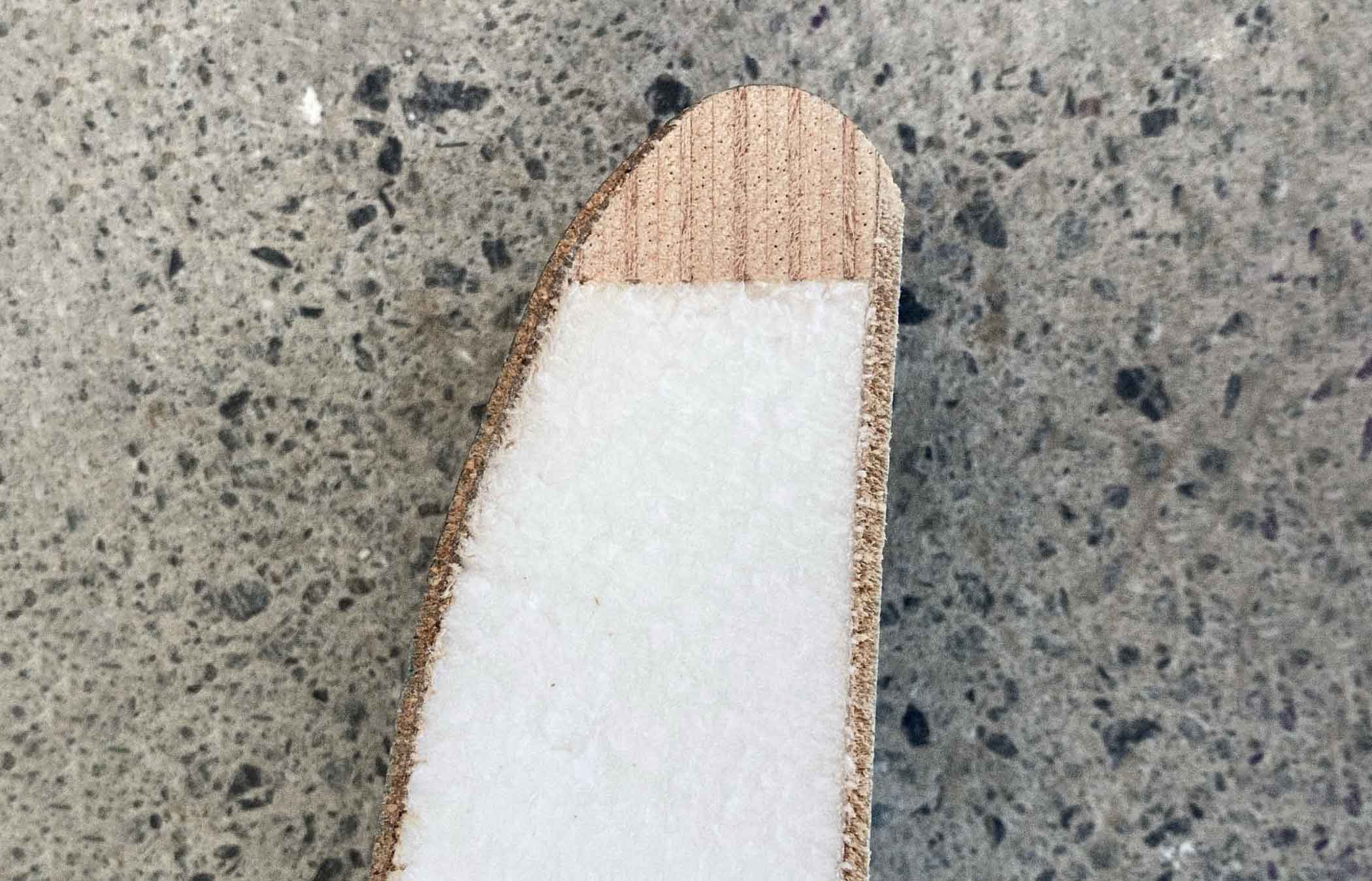 Verdure surfboard cross section