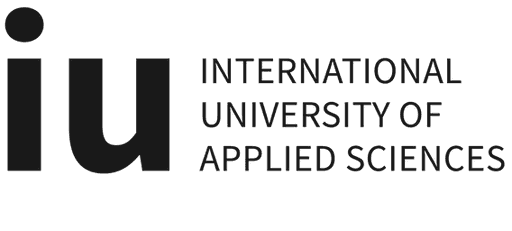 Logo of IU International University of Applied Sciences — GUFR provided strategic consulting and leadership development.