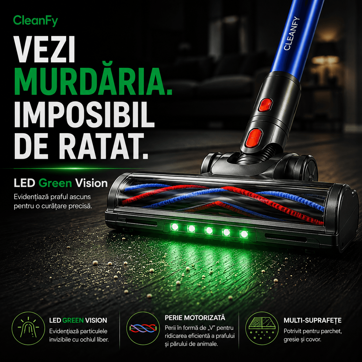 Perie LED CleanFy