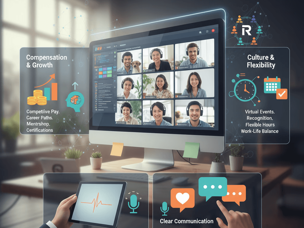 emote developers connected through global digital network