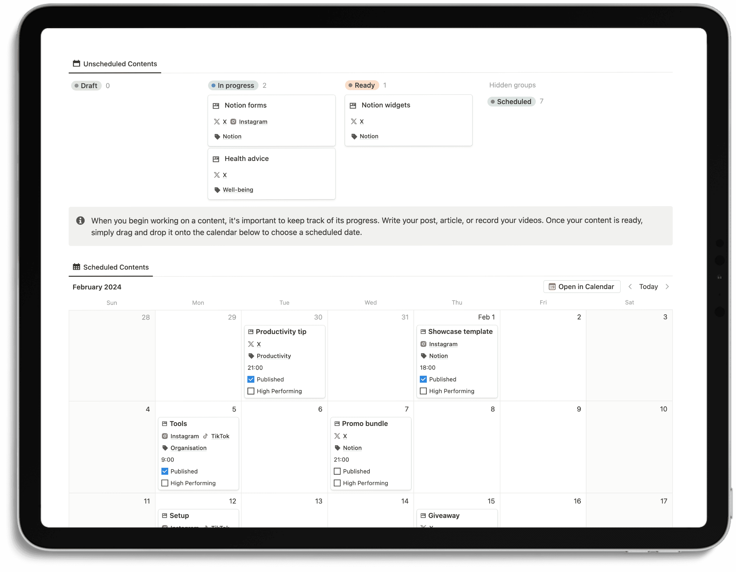 Notion Business System - Feature About