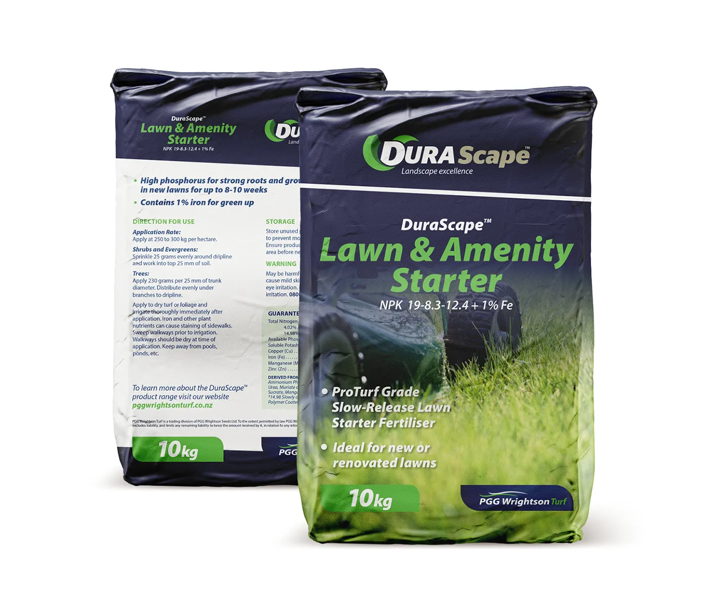 PGG Wrightson Turf packaging