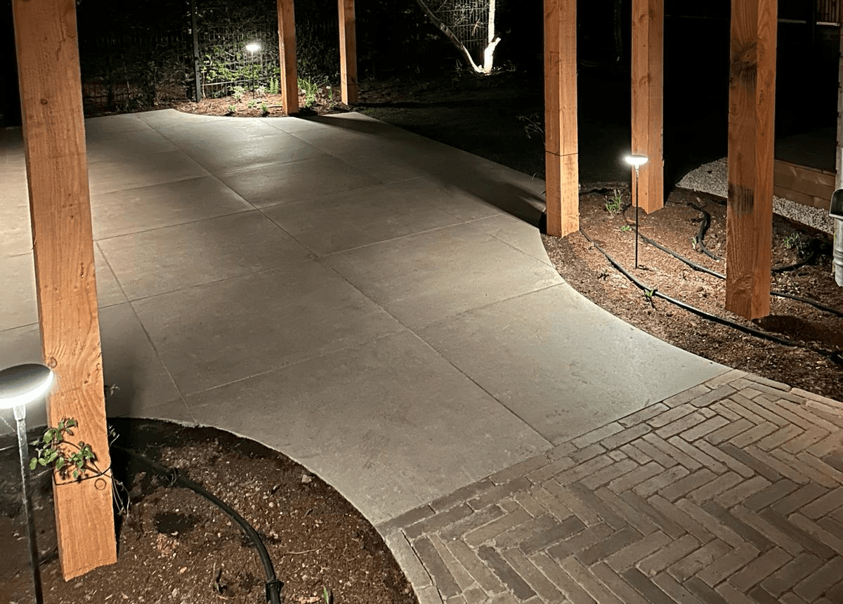 Buitenverlichting en houtwerk - Art gardens