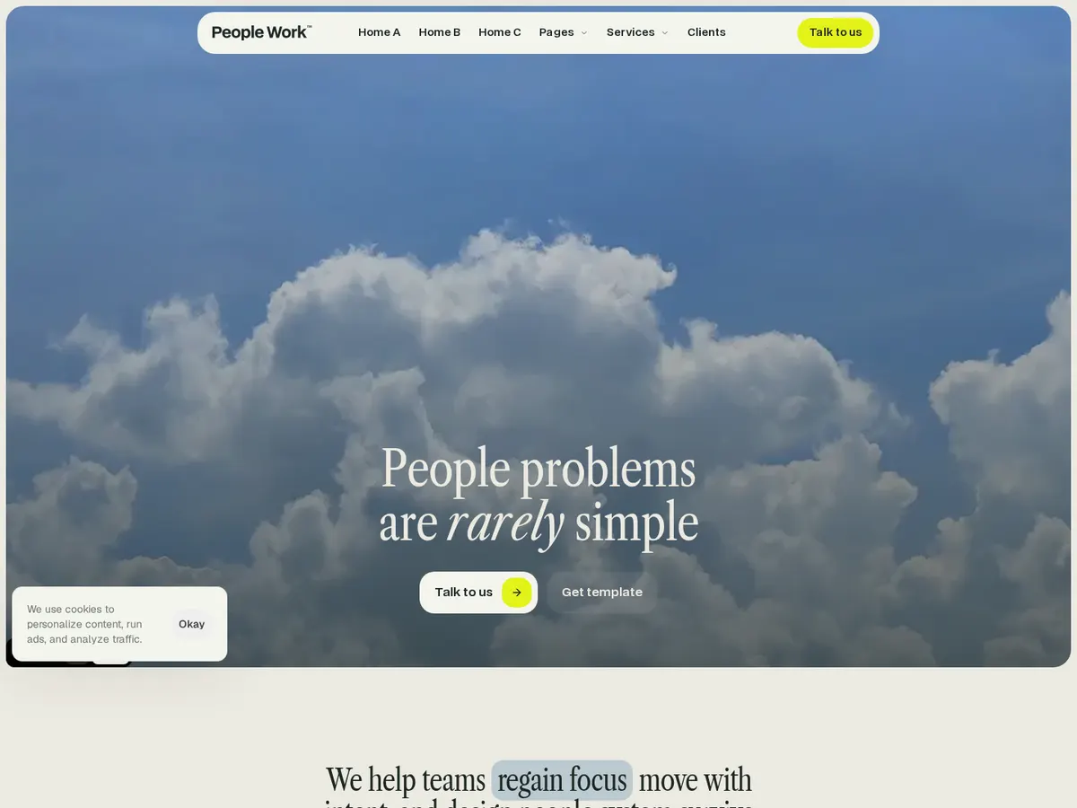 detail image 3 of the people work™ framer website template