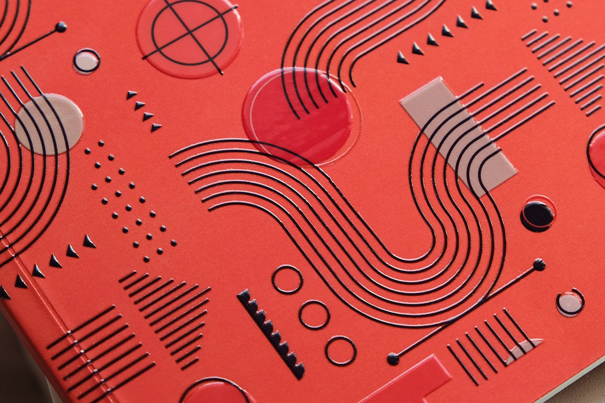 Notebooks, planners, corporate merch, souvenir products, uv dtf stickers for Stationery brand produced with uv dtf printing.