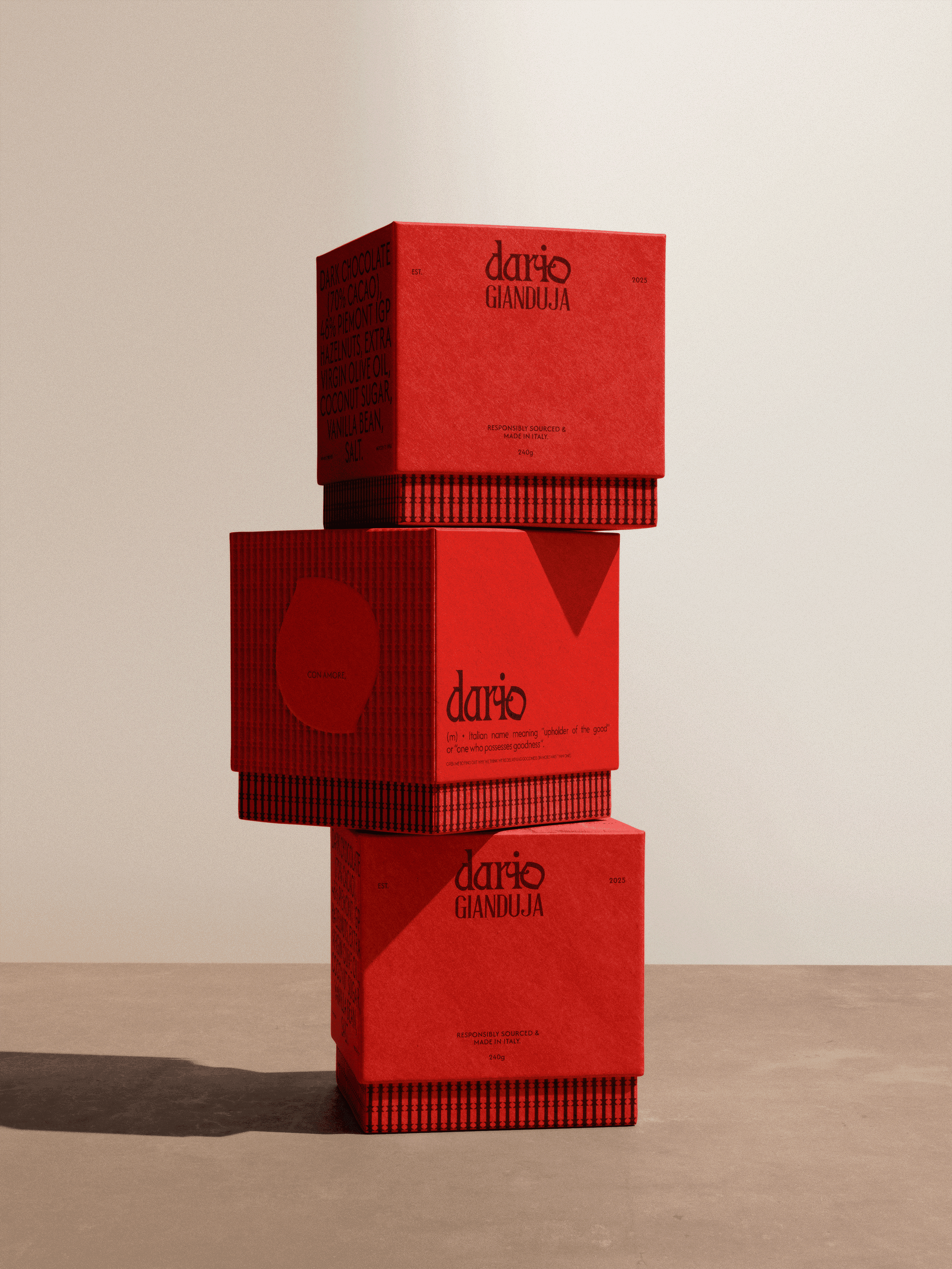 packaging design by selina donohoe for chocolate brand