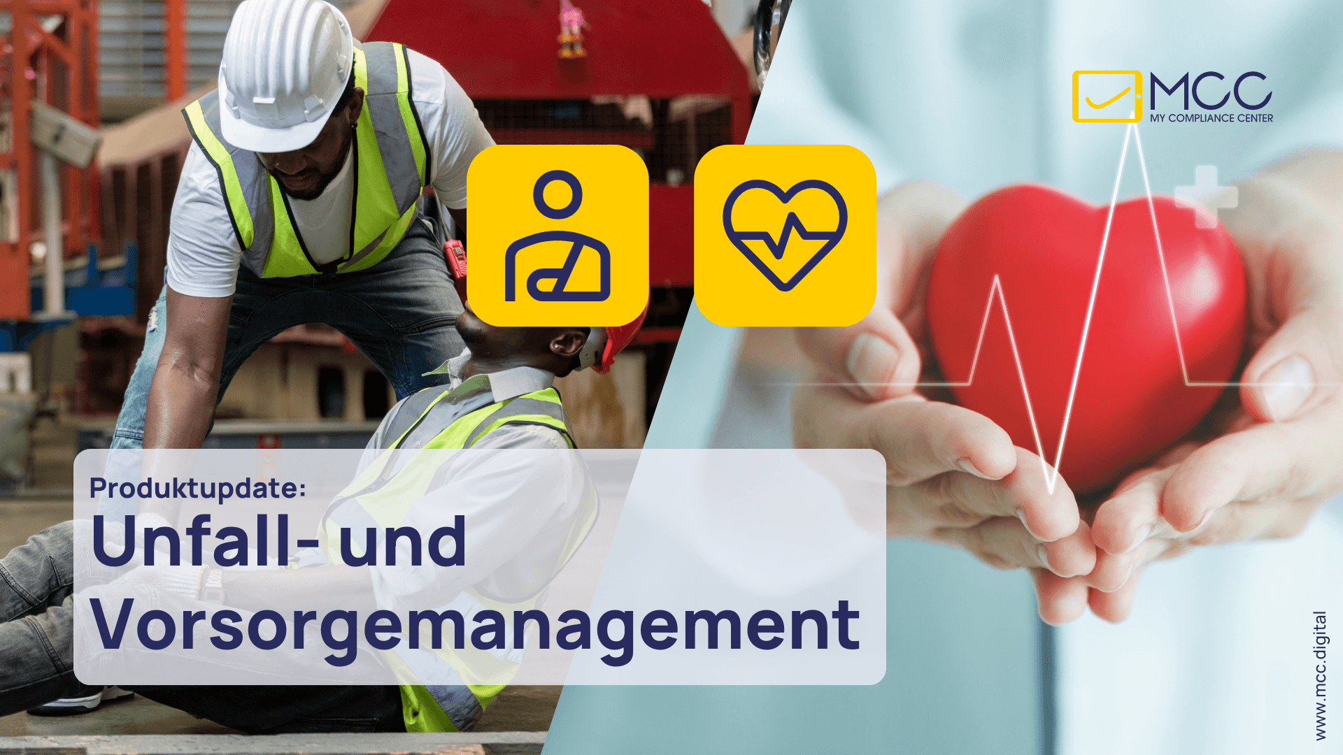 Produktupdate Unfall- und Vorsorgemanagement