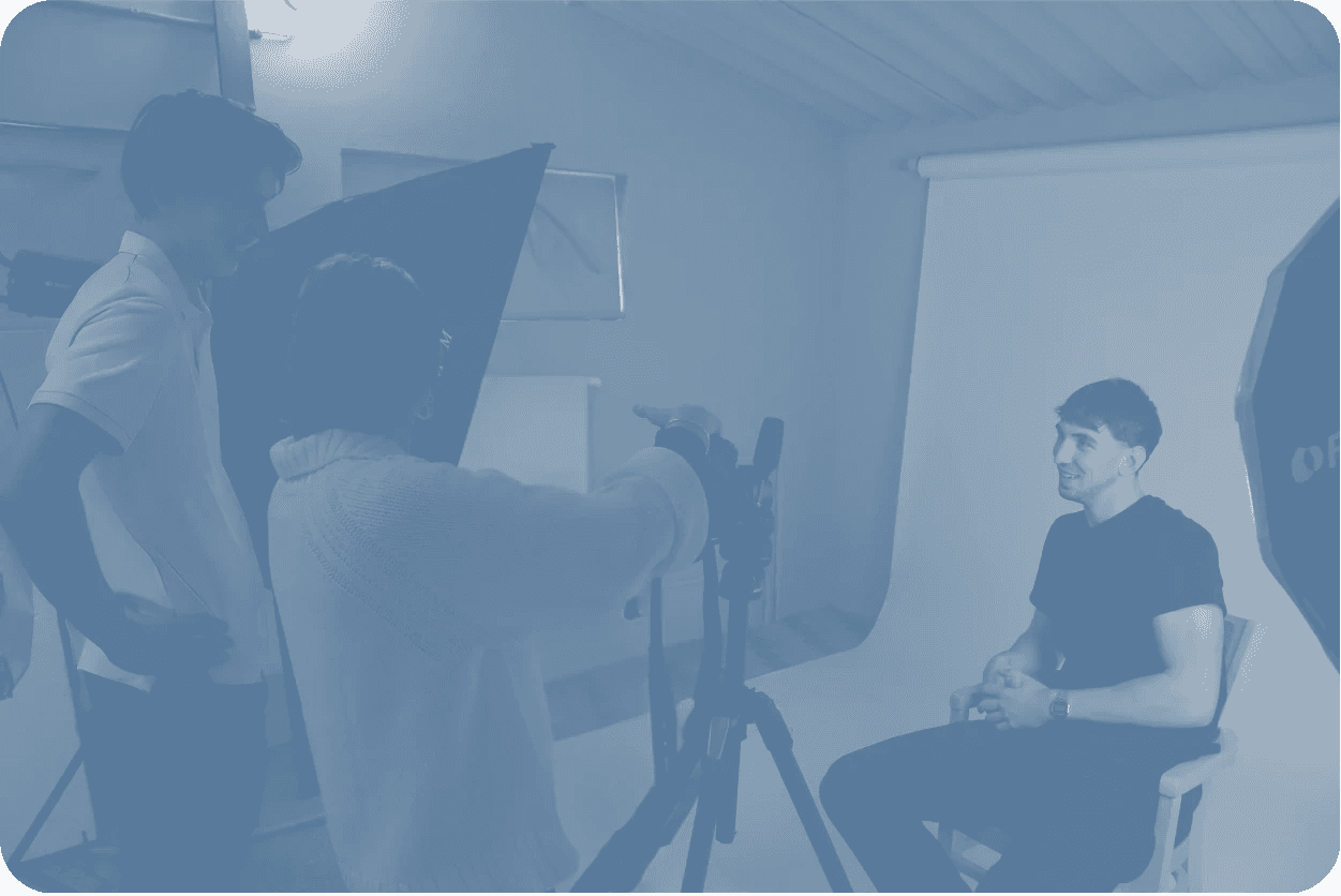 Team of DigiGrowSpace while working on photoshoot