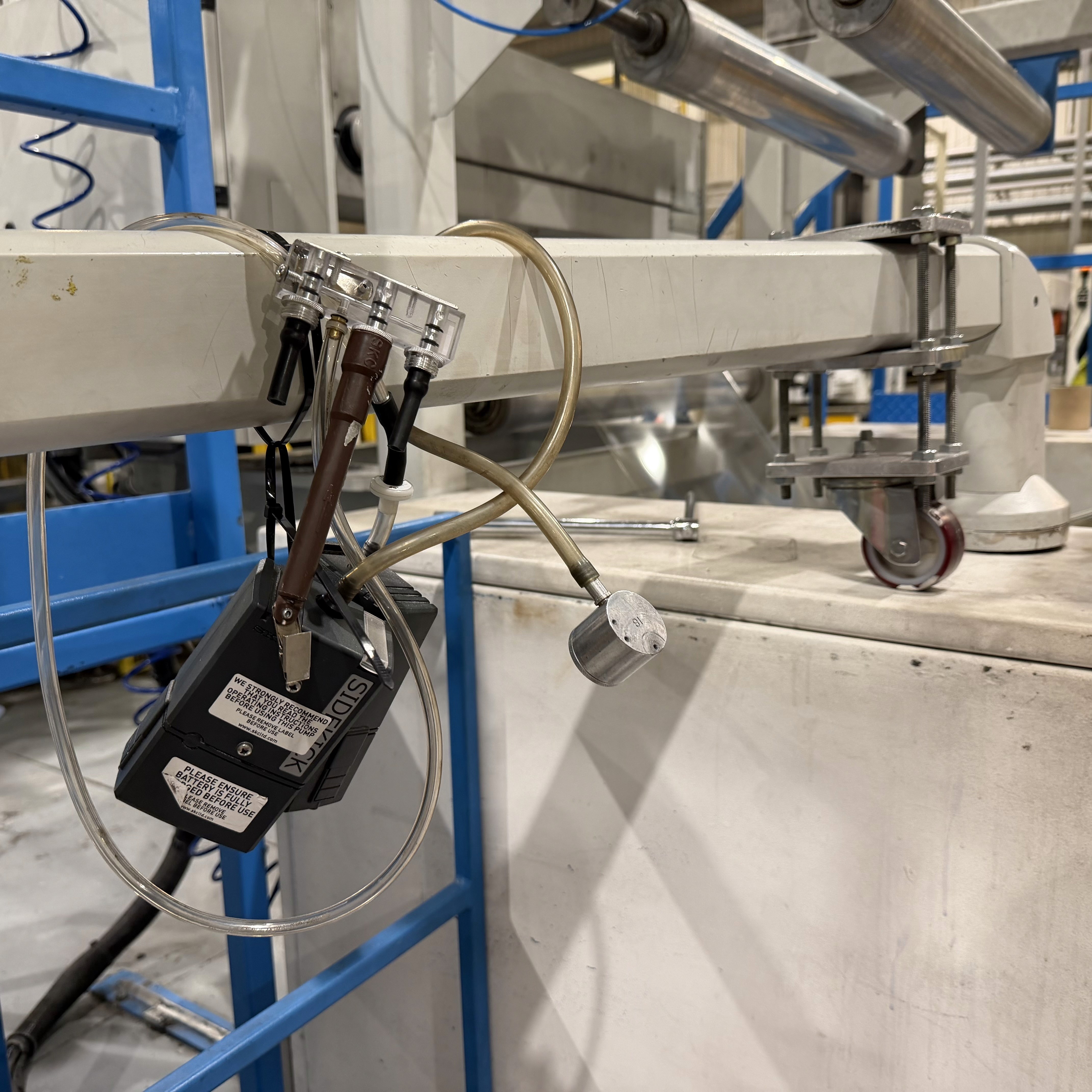 Workplace air sampling equipment